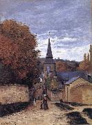 Claude Monet Street in Sainte-Adresse Sweden oil painting artist